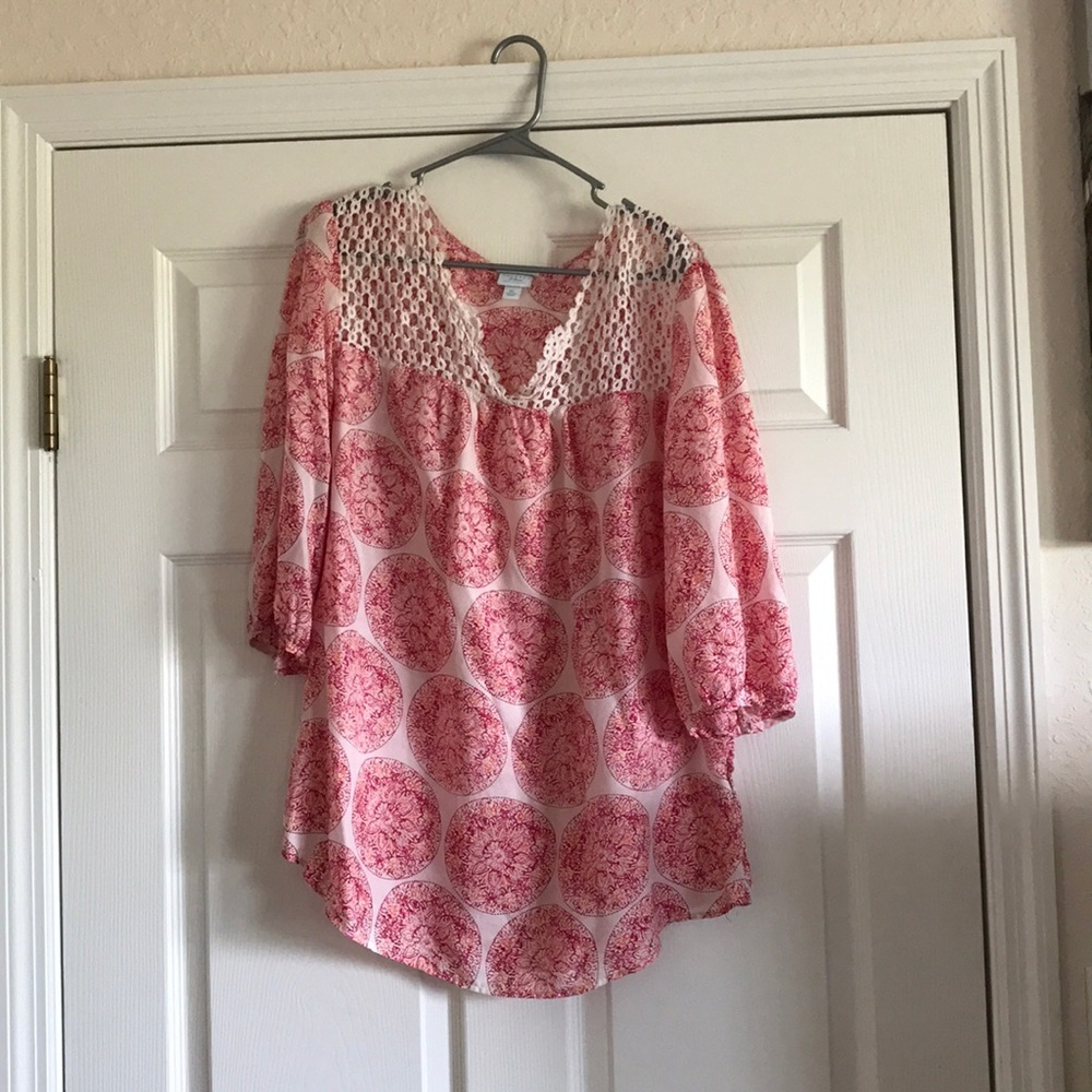100% silk blouse