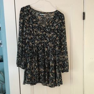 URBAN OUTFITTERS kimichi blue floral dress