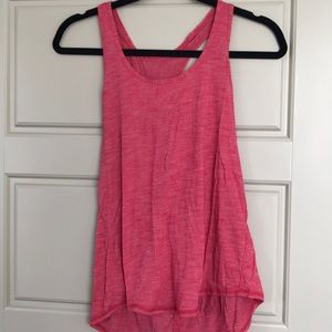 Lululemon's open slit in back loose tank