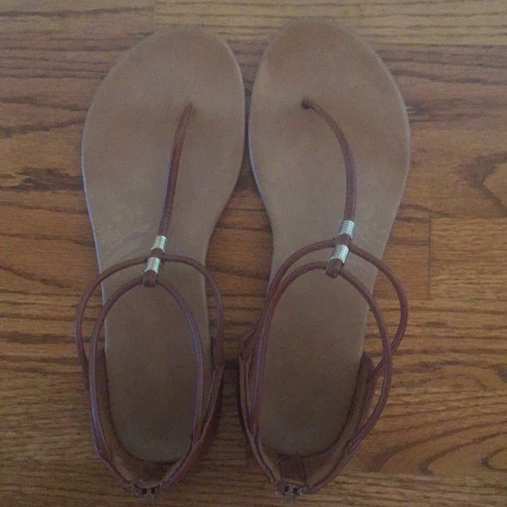 Cute Brown Sandals - Picture 1 of 3