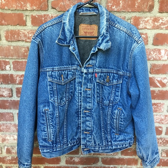 Levi's Other - Vintage Levi's 80's Denim Trucker Blanket Jacket