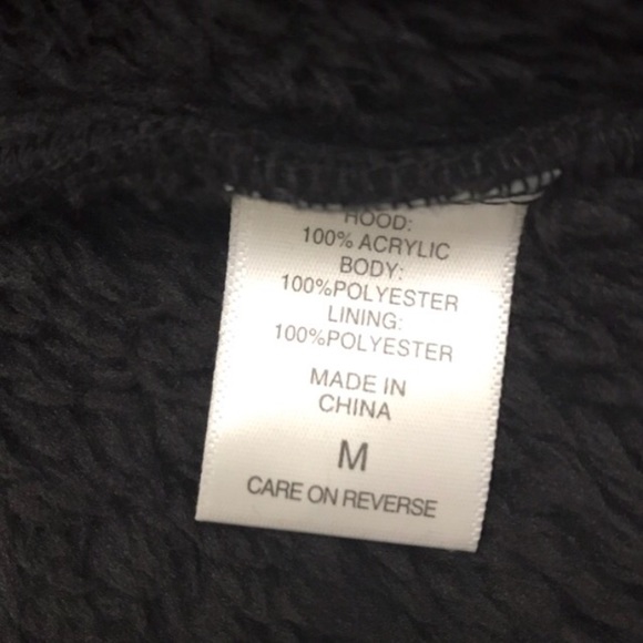 NWT New York & Co Black Faux Fur Hooded Pom Jacket - Picture 5 of 8