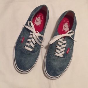 VANS Denim Authentic Sneaker Women's 9.5/Men's 7.5