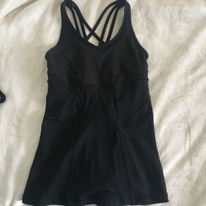 Lululemon black sports tank