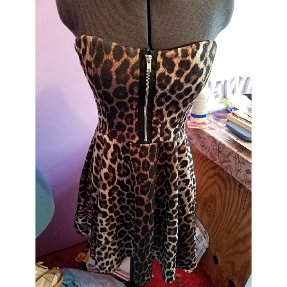 Cheeta print dress