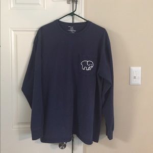 NAVY IVOR ELLA SHIRT SIZE L