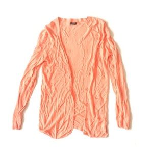 J. Crew button up light weight peach sweater