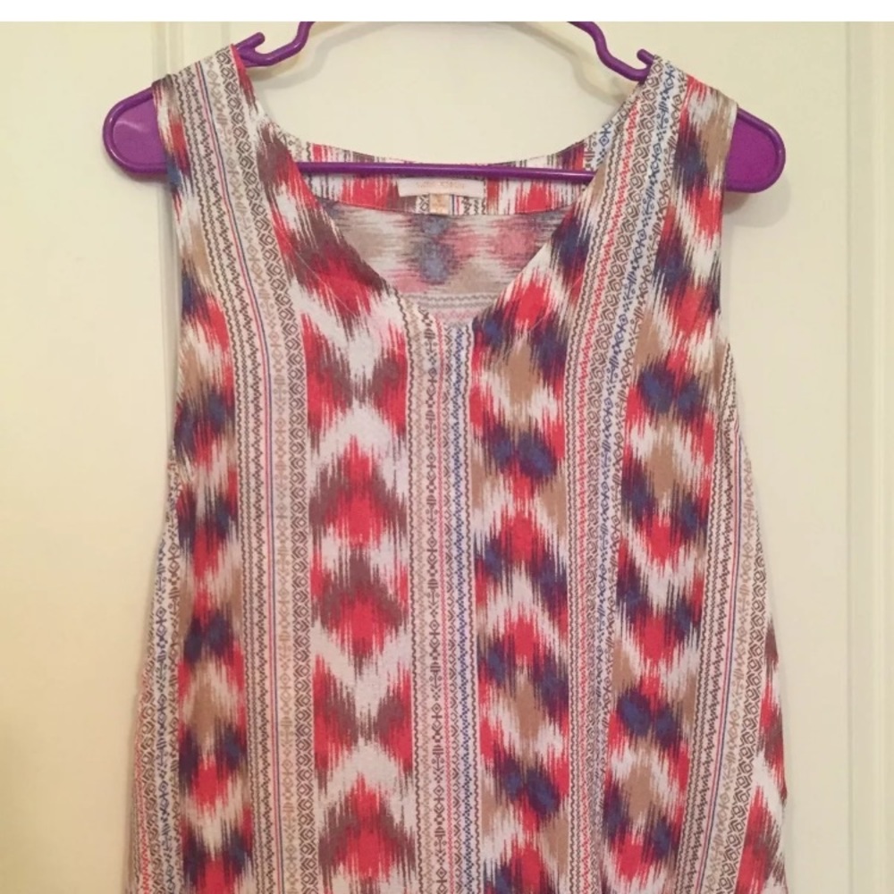 Skies are Blue Multi-colored Sleeveless Top