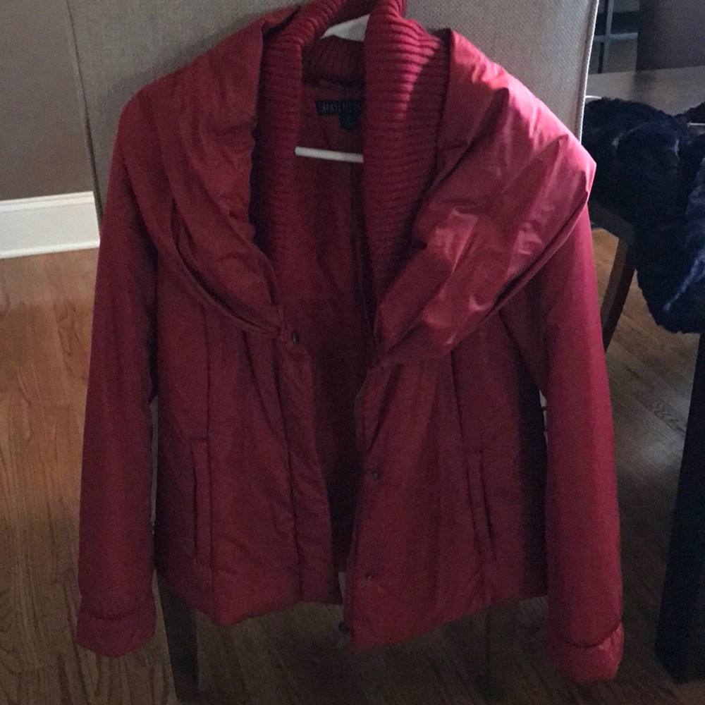 Deep Red Puffer by Lafayette 148