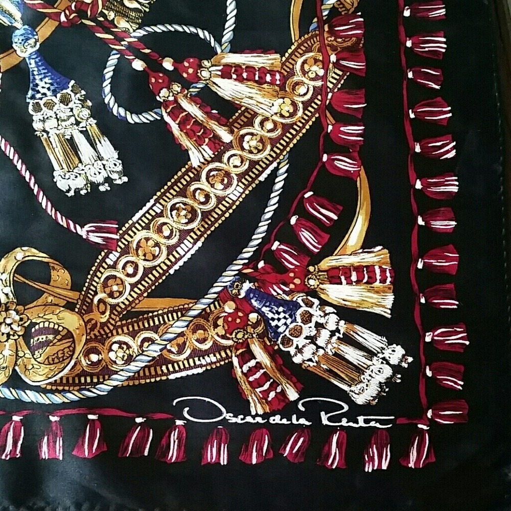 Vintage Oscar Dela Renta Scarf