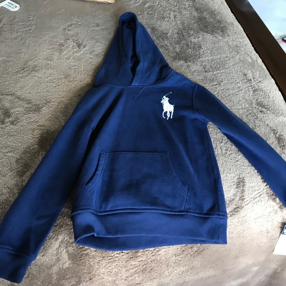 Blue Ralph Lauren hoodie