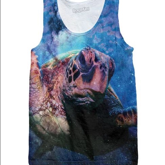 space turtle tank top - Picture 1 of 3