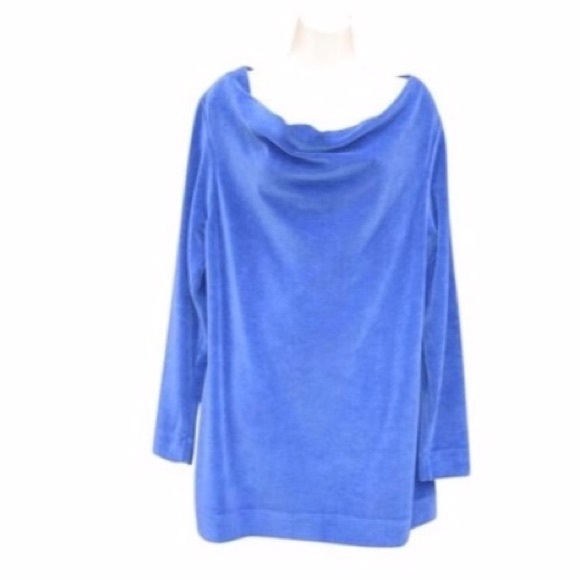 Soft Surroundings Tops - NEW Soft Surroundings Thick Velour Tunic Blouse L