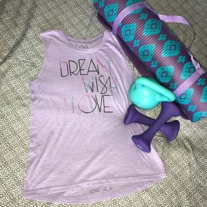 Dream Wish Love workout tank