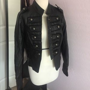 Black Military style jacket