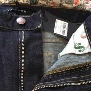 Five-Four Raw Denim Jeans (New with Tags!)