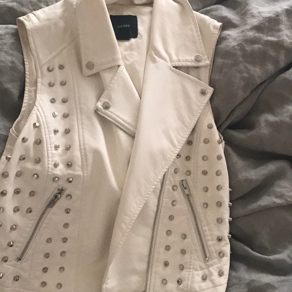 Forever 21 leather vest