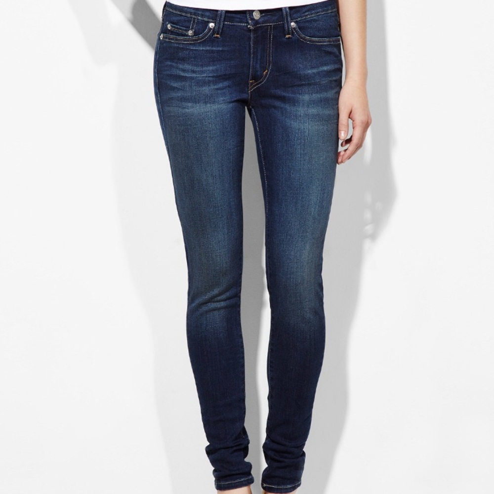 Levi's 535 Super Skinny Jeans Dark Blue