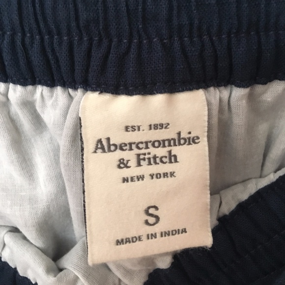 Abercrombie & Fitch Navy Cotton Mini Skirt - Picture 3 of 3