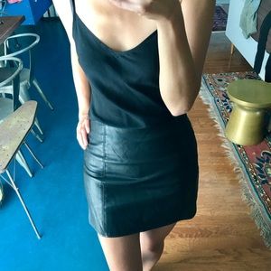 (New Fall Listing) Faux Leather Mini Skirt