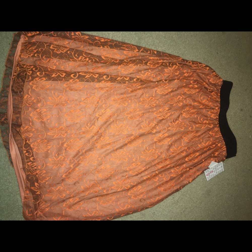 LuLaRoe Lace Lucy Skirt