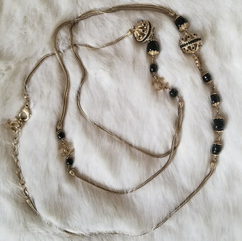 SOLD Chanel Logo Necklace
