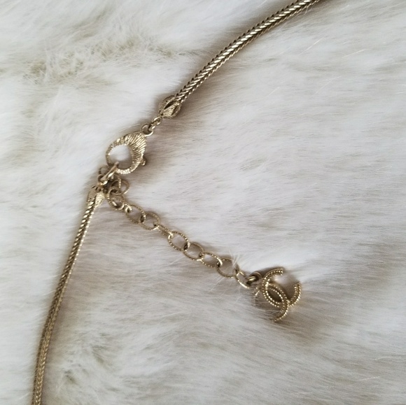 SOLD Chanel Logo Necklace - Picture 6 of 8