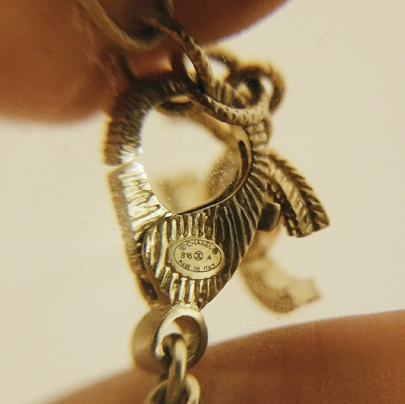 SOLD Chanel Logo Necklace - Picture 7 of 8