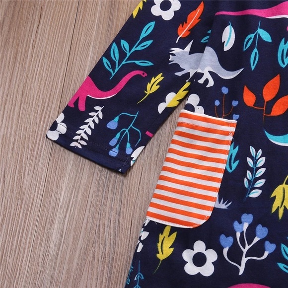 🍄 Dinosaur Toddler Dress 🍄 - Picture 3 of 3