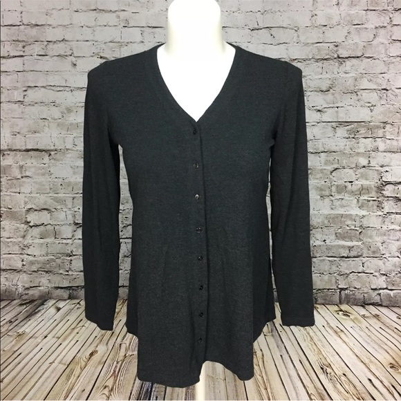 Maternity Vneck Cardigan w/ string to tie in back - Picture 1 of 8