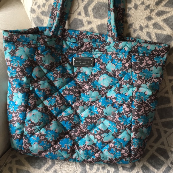 Marc by Marc Jacobs Quilted Blue Wildflower Tote - Picture 3 of 8