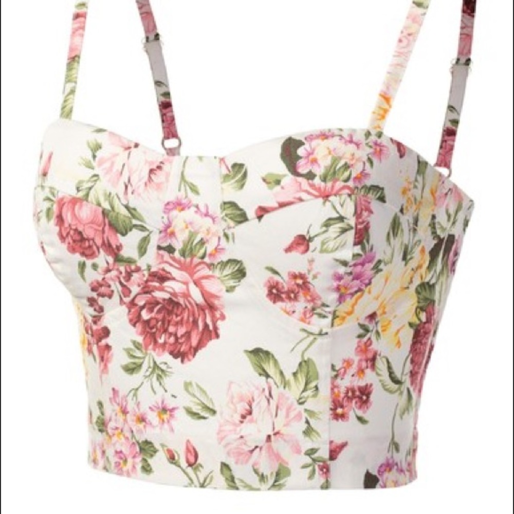Floral Bustier