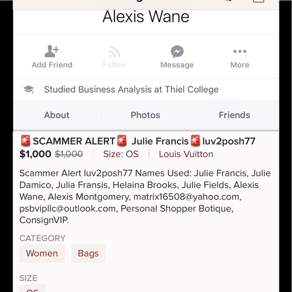 🚨SCAMMER ALERT🚨Julie Francis🚨bella9093🚨 - Picture 3 of 4