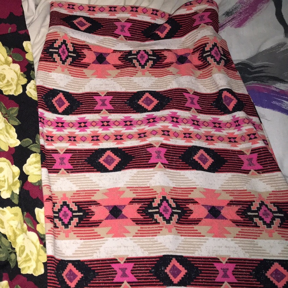 LuLaRoe Aztec Cassie pencil skirt