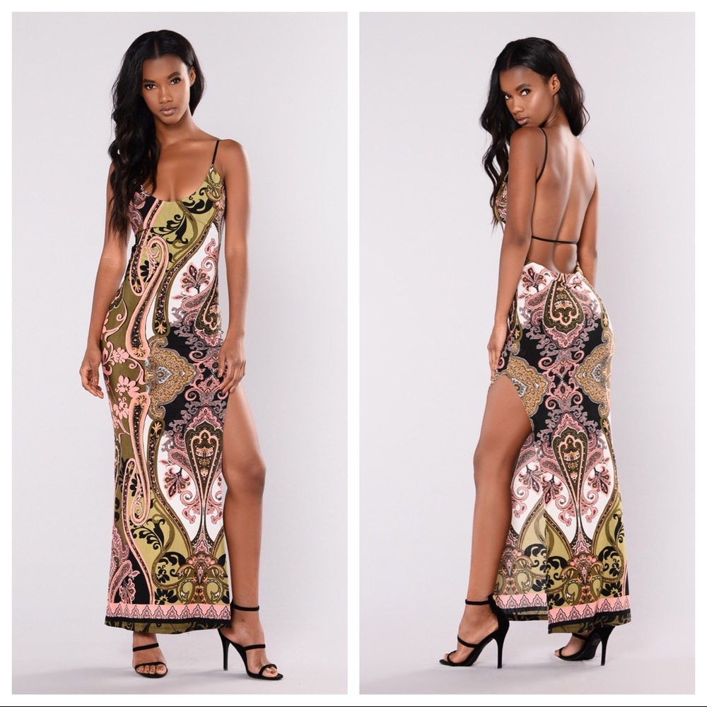 Villa Maxi Dress - Olive