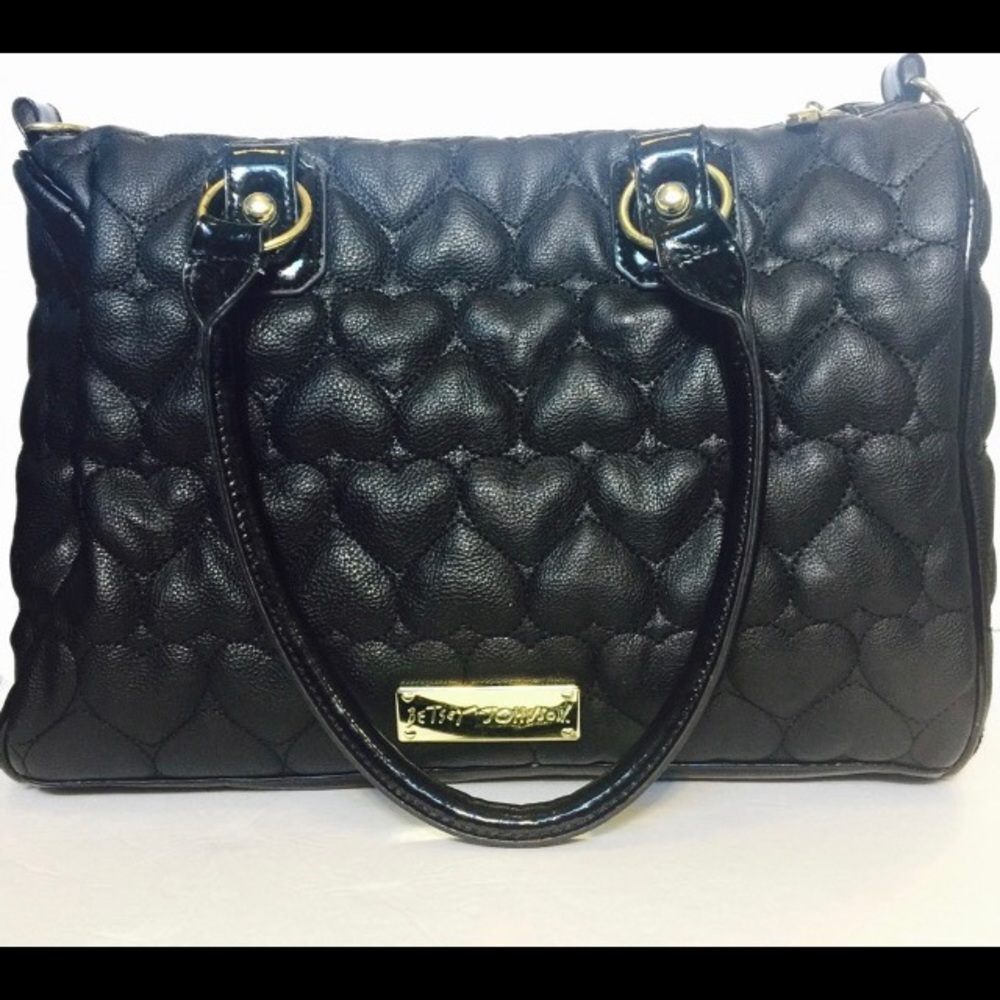 EUC black purse w/ gold trim - no shoulder strap