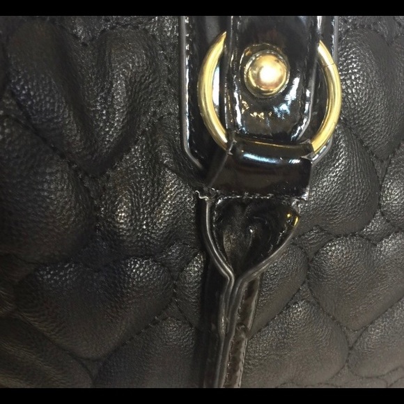 EUC black purse w/ gold trim - no shoulder strap - Picture 2 of 3