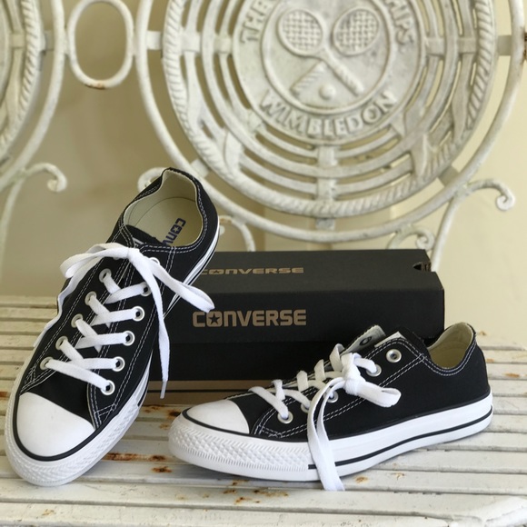 Converse All Star OX Black Low Top Women Sneakers - Picture 3 of 8