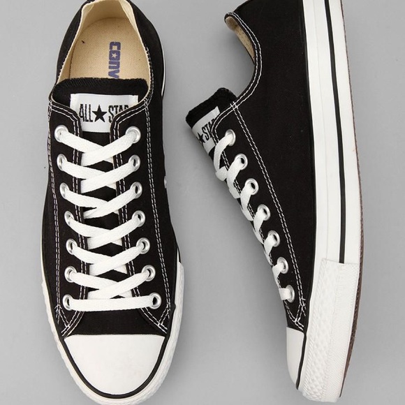 Converse All Star OX Black Low Top Women Sneakers - Picture 7 of 8