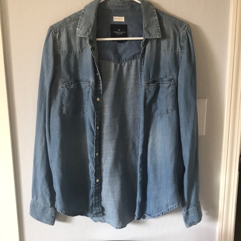 Chambray button up