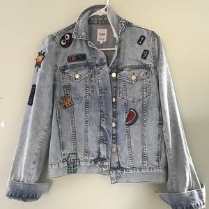 Zara Denim Jacket with Patches