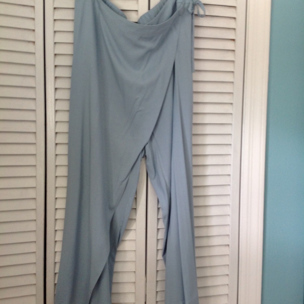 Wrap Over Front (wide leg)Crop Pant