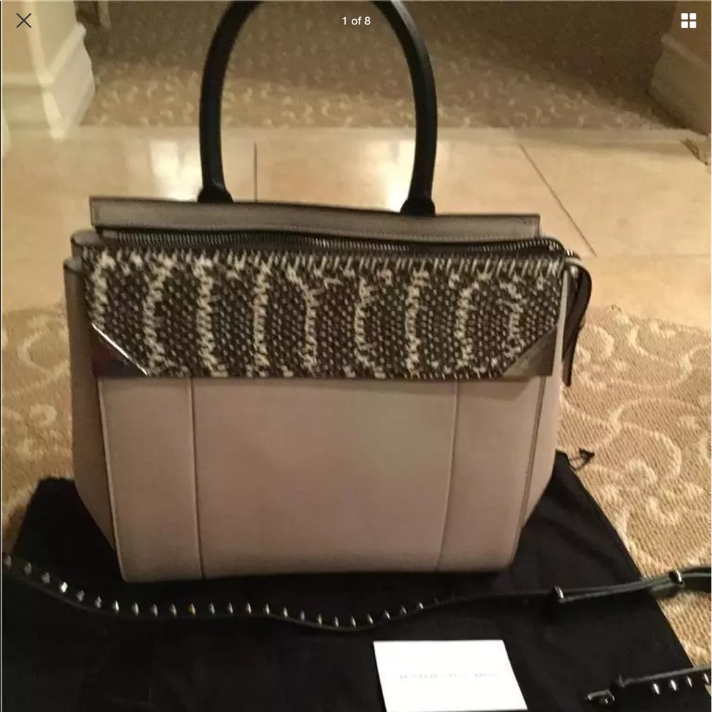 BARBARA BUI "BACK TO BLACK" HANDBAG NWT