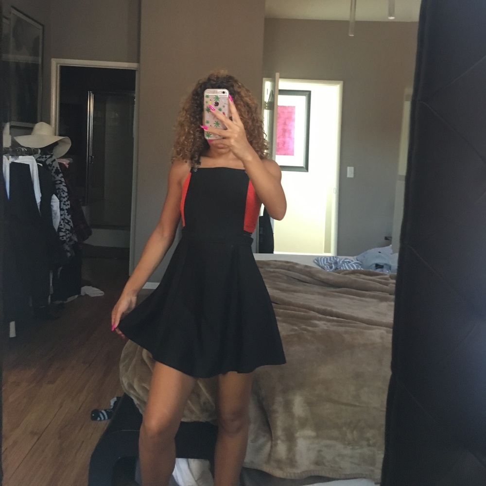 Overall skirt dress