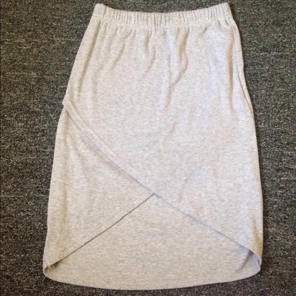 Grey High-cut Skirt - Picture 1 of 1