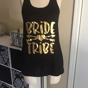 Set of 2 bridesmaid themed tank tops