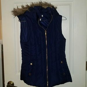 Blue Winter Vest