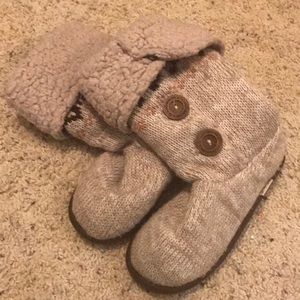 My lucks ala mode womens tall knit boot slipper