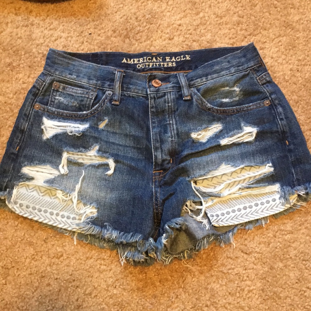 American eagle jean shorts