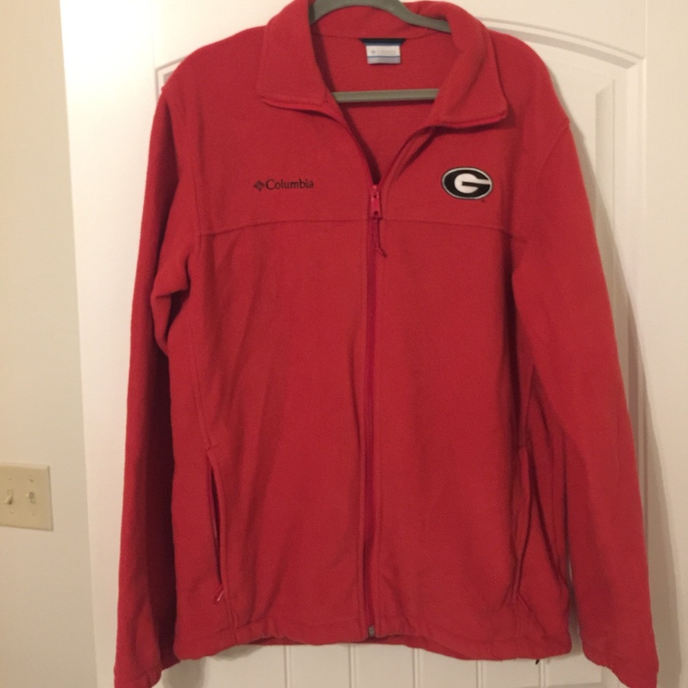 Columbia red Georgia zip up